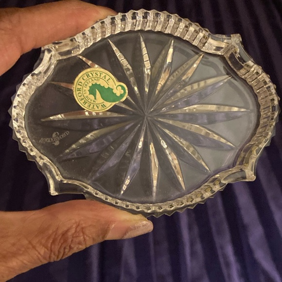Waterford Crystal Oval Ring/Trinket Tray Excellent Condition. Sunburst Pattern - Picture 8 of 16